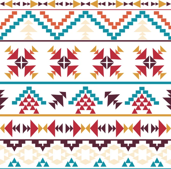 Patrón azteca colorido — Vector de stock