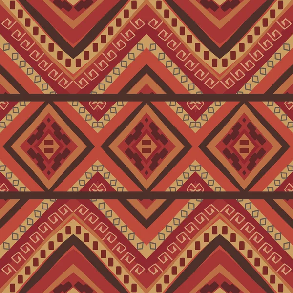 Kleurrijke Azteekse patroon — Stockvector