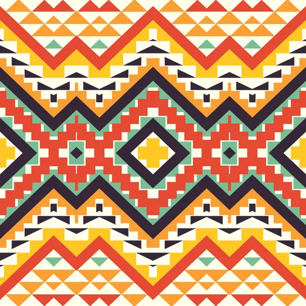 Kolorowy wzór aztec — Wektor stockowy