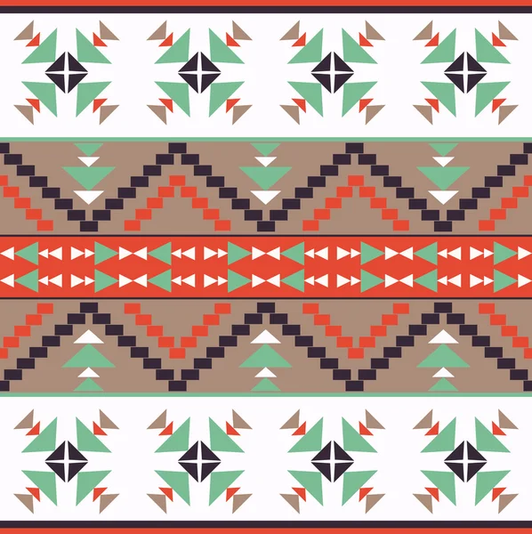 Colorful aztec pattern — Stock Vector