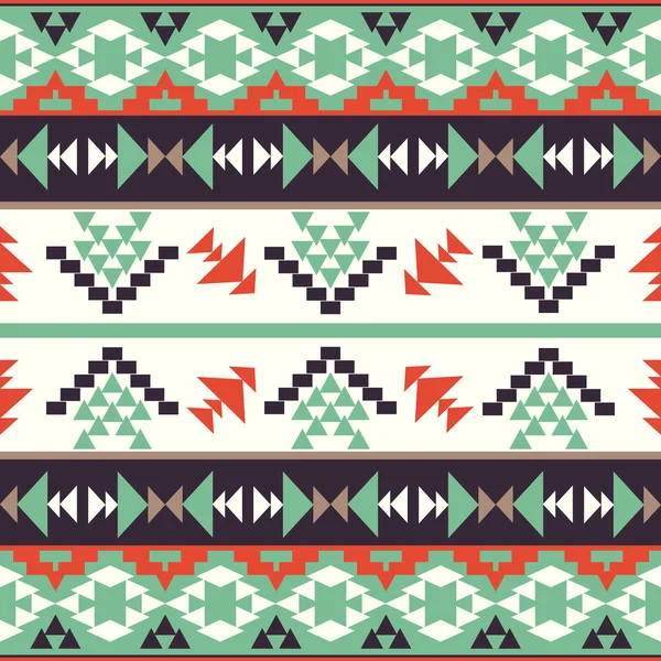 Colorful aztec pattern — Stock Vector