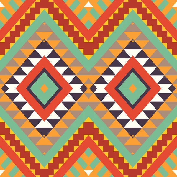 Colorful aztec pattern — Stock Vector