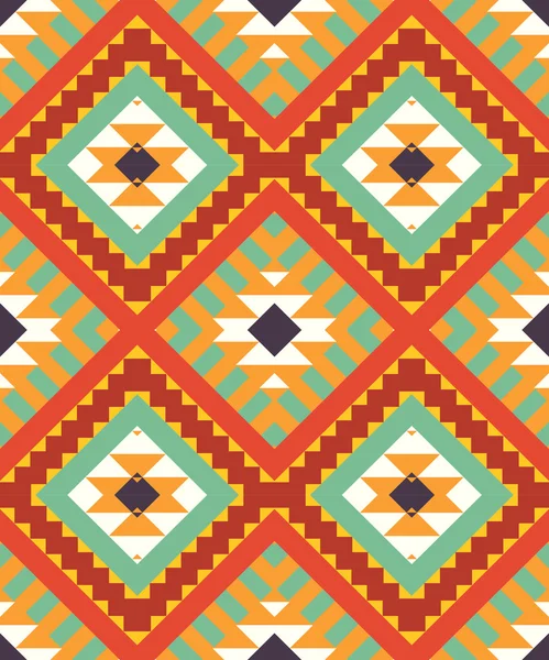 Colorful aztec pattern — Stock Vector