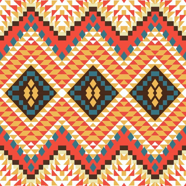 Colorful aztec pattern — Stock Vector