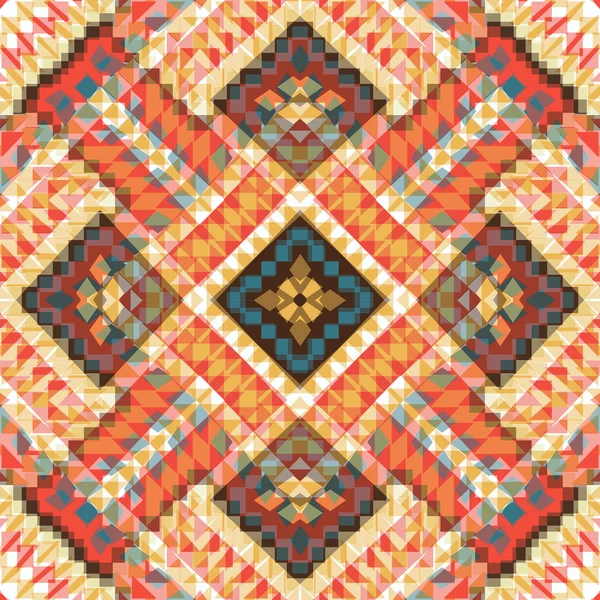 Modèle aztèque coloré — Image vectorielle