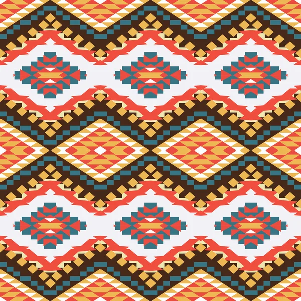 Colorful aztec pattern — Stock Vector