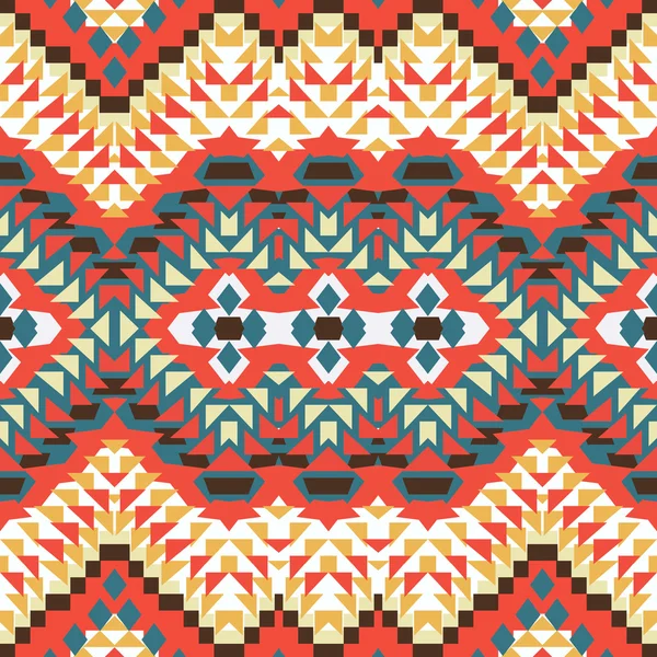 Pola warna aztec - Stok Vektor