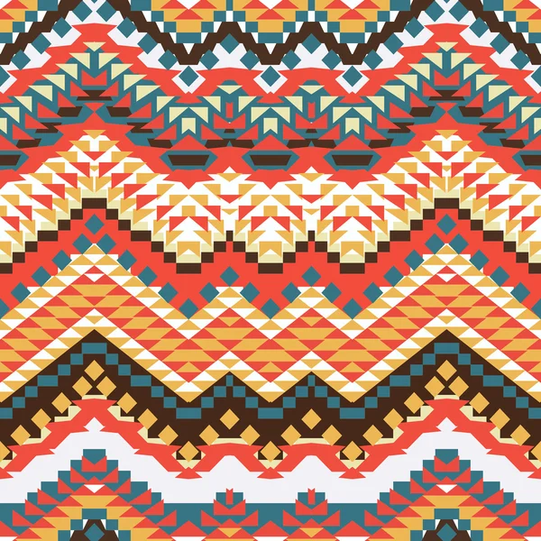 Colorful aztec pattern — Stock Vector