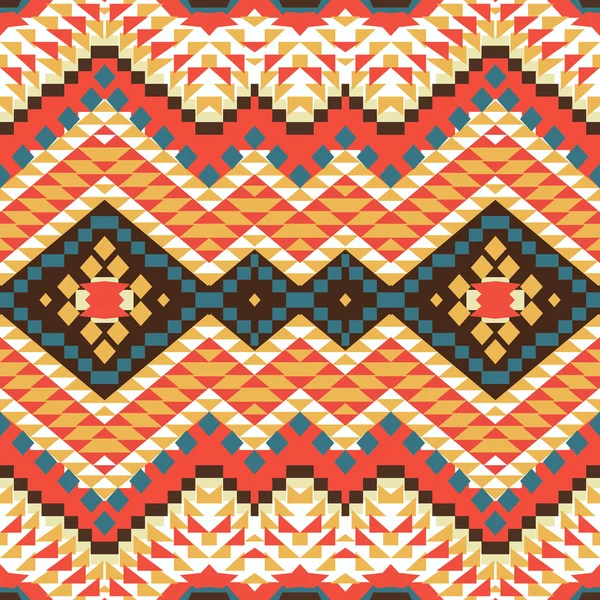 Padrão azteca colorido —  Vetores de Stock