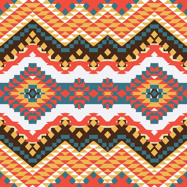 Colorful aztec pattern — Stock Vector