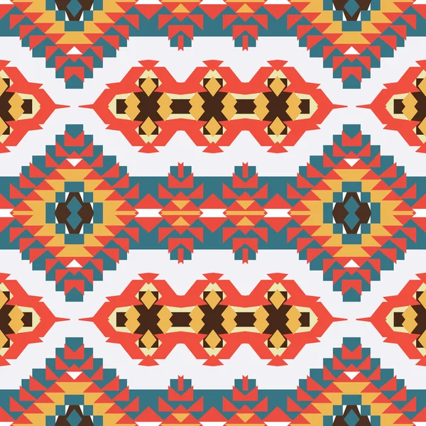 Modello azteco colorato — Vettoriale Stock