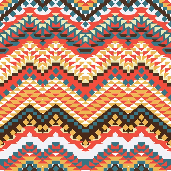 Colorful aztec pattern — Stock Vector