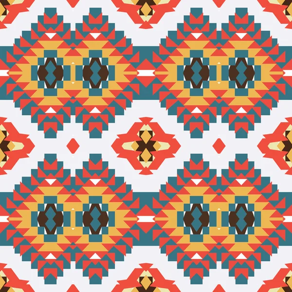 Colorful aztec pattern — Stock Vector