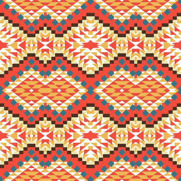 Colorful aztec pattern — Stock Vector