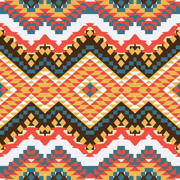 Colorful aztec pattern — Stock Vector