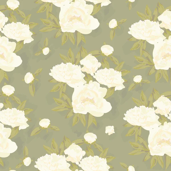 Patrón floral — Vector de stock