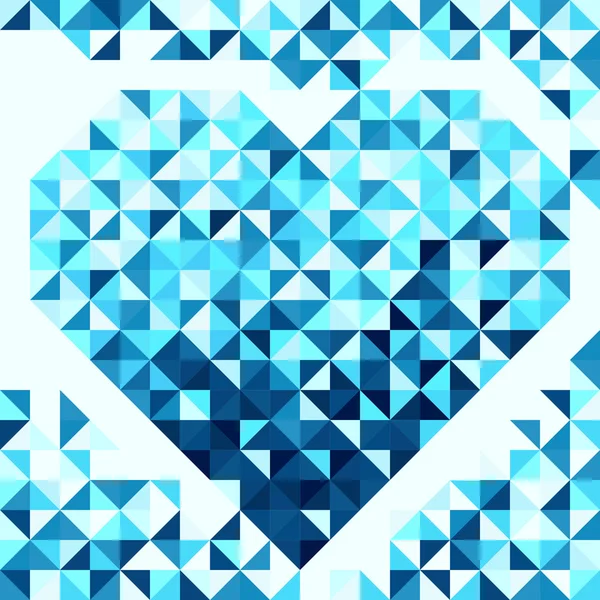 Srdce na geometrický vzor — Διανυσματικό Αρχείο