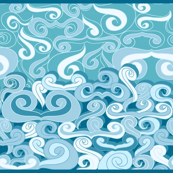 手绘的波形 — 图库矢量图片