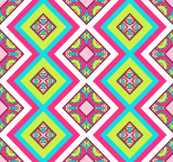 Modèle zig zag coloré — Image vectorielle