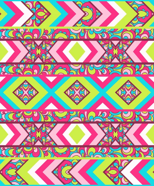 Colorful zig zag pattern — Stock Vector