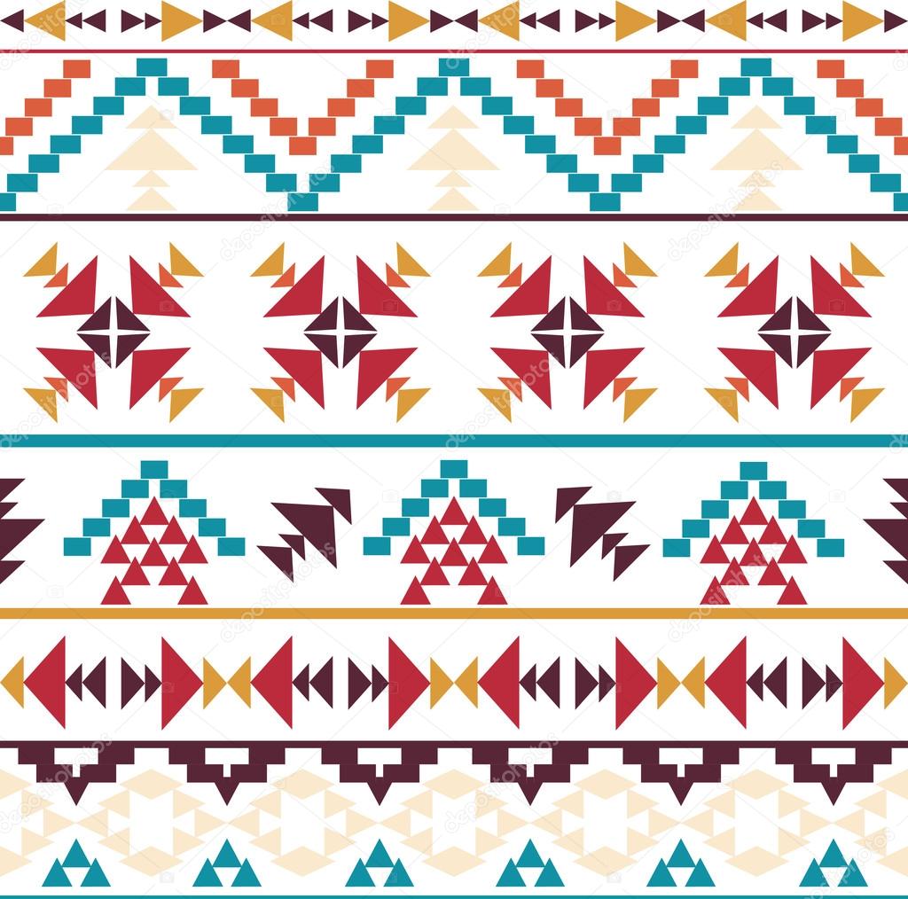Colorful aztec pattern Stock Vector Image by ©Smirno #35740919