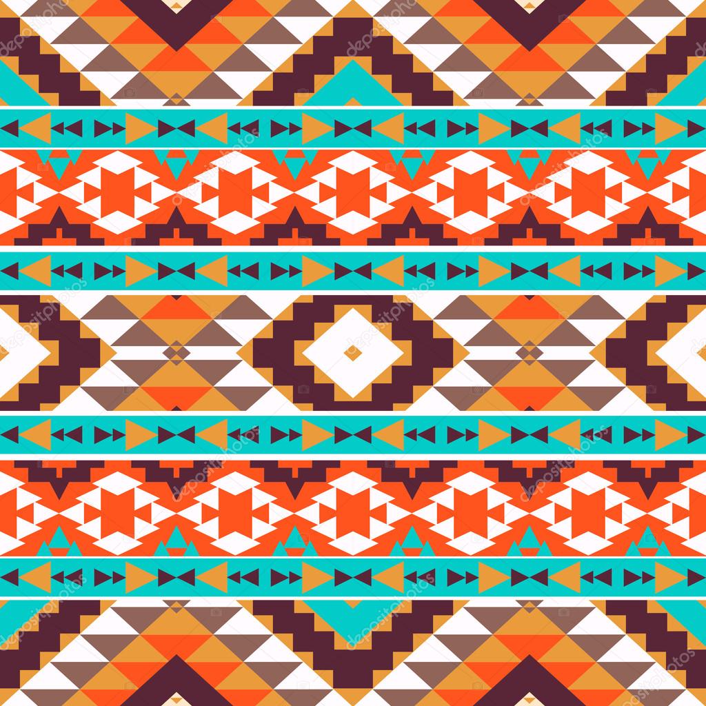 Colorful aztec pattern Stock Vector Image by ©Smirno #35741359
