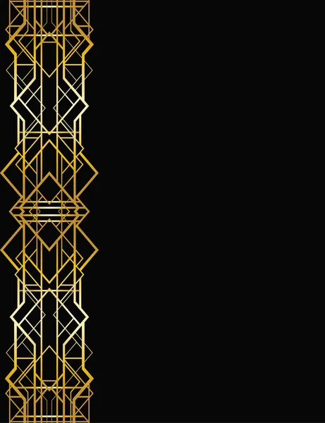 Art deco geometrik çerçeve (1920 's style)