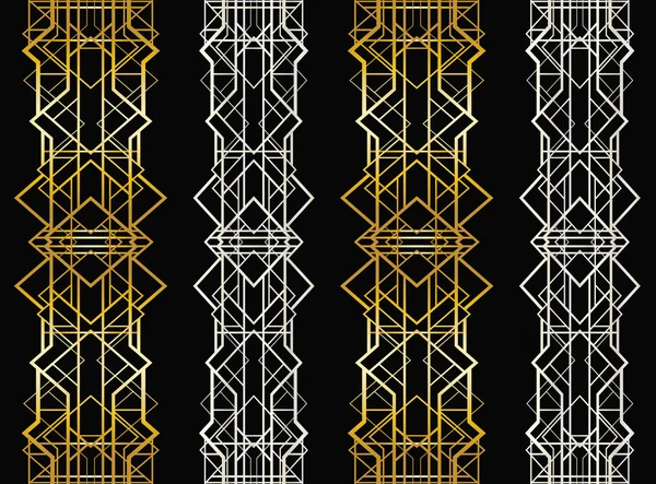 Art deco geometrik çerçeve (1920 's style)