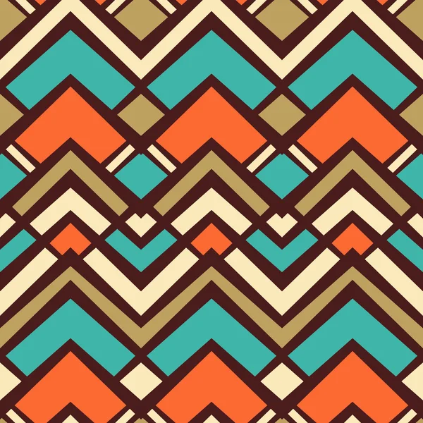 Fondo de patrón de color rombo geométrico vector inconsútil — Vector de stock