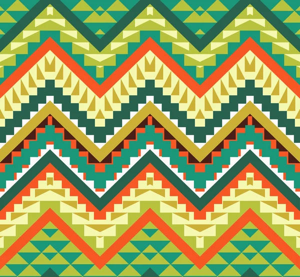 Seamless colorful aztec pattern — Stock Vector