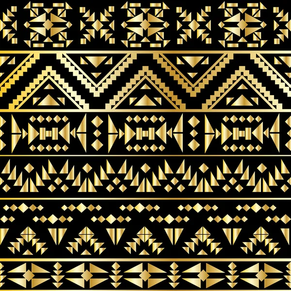 Seamless aztec pattern art deco style — Stock Vector