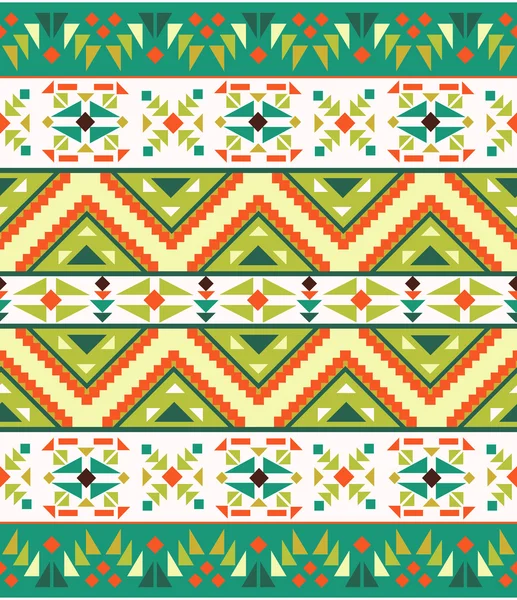 Seamless colorful aztec pattern — Stock Vector