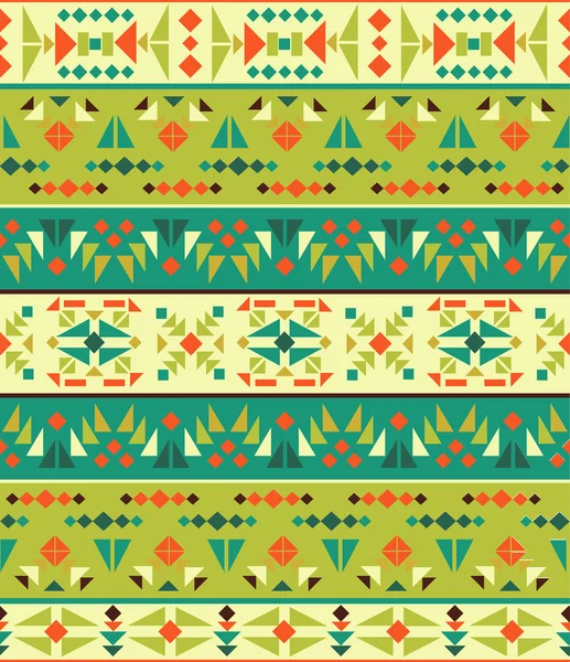 Seamless colorful aztec pattern — Stock Vector