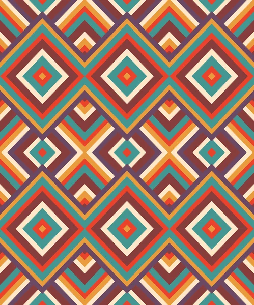 Padrão azteca colorido sem costura — Vetor de Stock