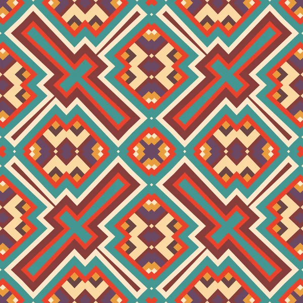 Padrão azteca colorido sem costura —  Vetores de Stock