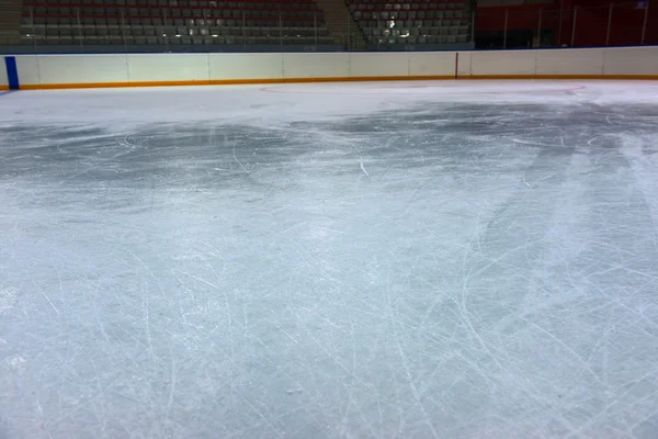 Is på hockeyrink Stockbild