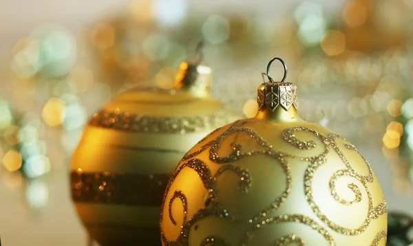 Fondo de decoraciones navideñas — Foto de Stock