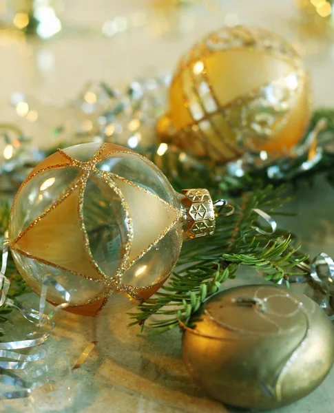 Background of Christmas decorations — Stock Photo, Image