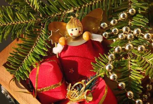 Background of Christmas decorations — Stock Photo, Image