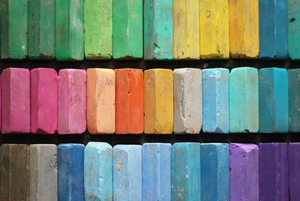 Colore gesso pastelli — Foto Stock
