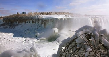 Kışın Niagara Şelalesi
