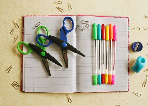 Color office tools — Stock Photo, Image