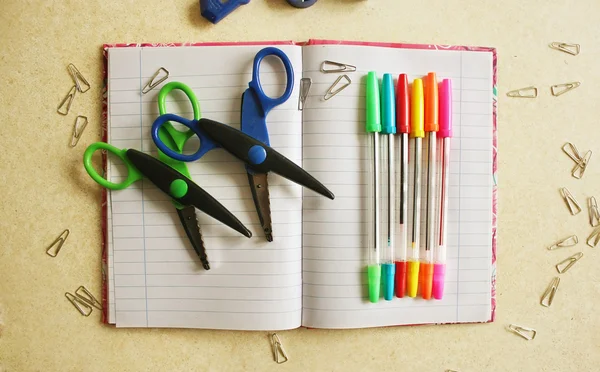 Color office tools — Stock Photo, Image
