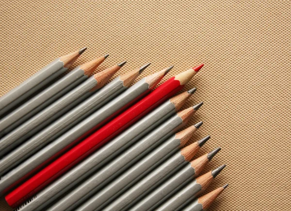 Красный карандаш Стоковое Изображение
