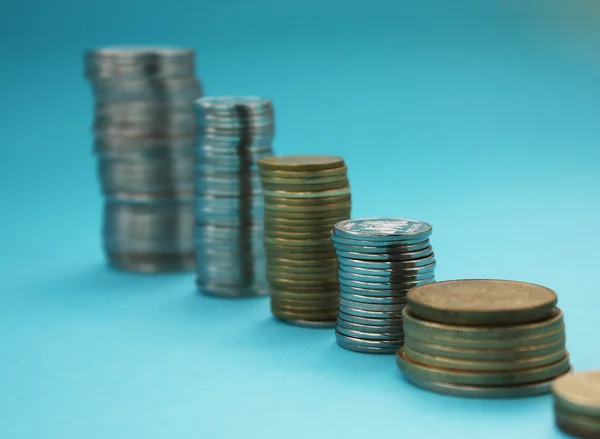 Background of different coins — Stock Photo, Image