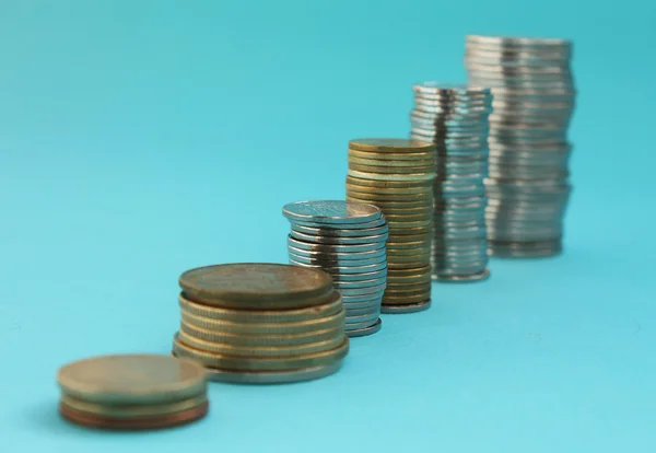 Background of different coins — Stock Photo, Image