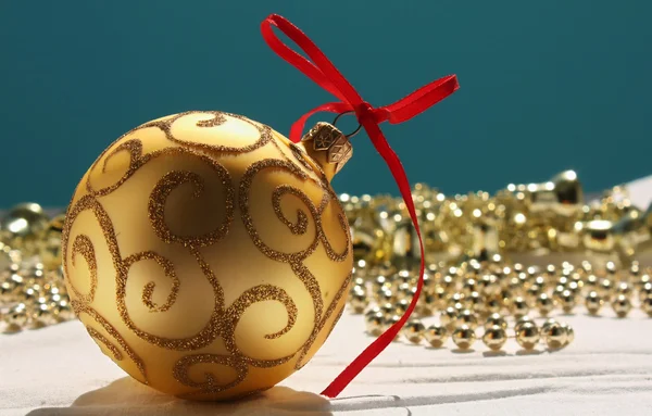 Fondo con decoraciones navideñas — Foto de Stock