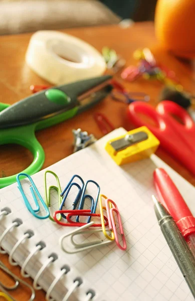 Colorful office tools — Stock Photo, Image