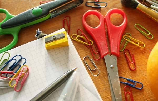 Colorful office tools — Stock Photo, Image