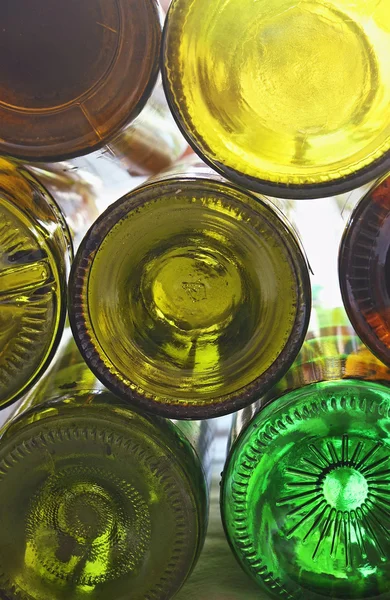 Bottle bottoms — Stock Photo, Image